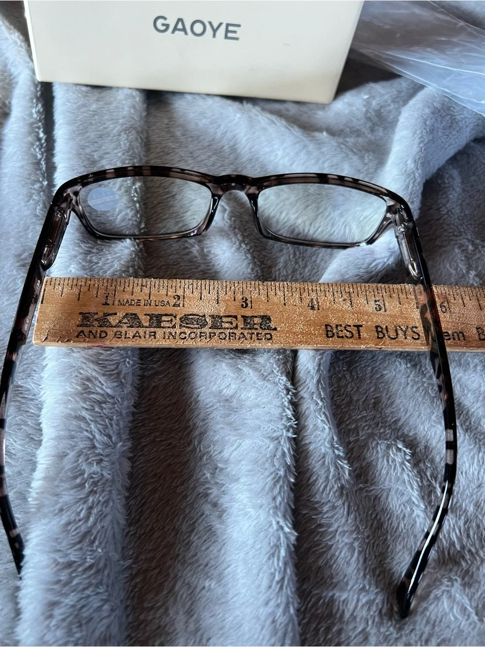 Gaoye 5 Pair of New Blue Light Filter, +1.25 Magnifying Glasses.